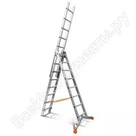 Трехсекционная лестница Эйфель Ювелир 3х8