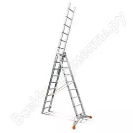 Трехсекционная лестница Эйфель Ювелир 3х9