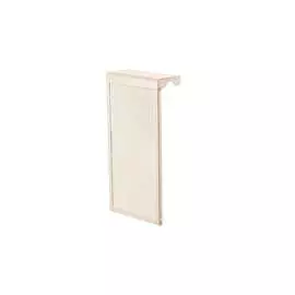 Трехсекционный экран на чугунную батарею Лидер