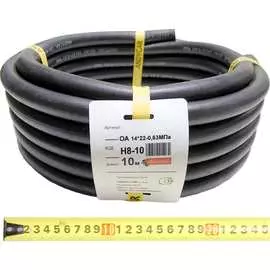 Трехслойный маслобензостойкий резиновый шланг Andycar H8-10