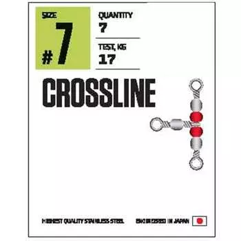 Трехсторонние вертлюги с бусинами Lucky John LJ Pro Series CROSLINE 016 LJP5109-016