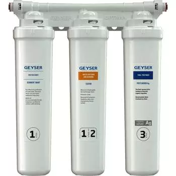 Трехступенчатый фильтр под мойку Гейзер Оптима 16040