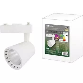 Трековый однофазный светильник TDM ELECTRIC TRL-01-030-WW SQ0369-0006