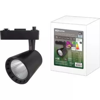 Трековый однофазный светильник TDM ELECTRIC LED TRL-01-024-NB 24 Вт, 24, 4000 К, 80 Ra, черный SQ0369-0009