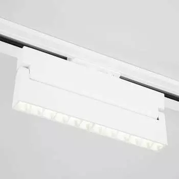 Трековый однофазный светодиодный светильник Elektrostandard garda / для однофазного шинопровода / белый 20w 4200k (85018/01) a057443