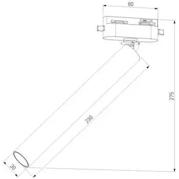 Трековый светильник Elektrostandard pika a065274