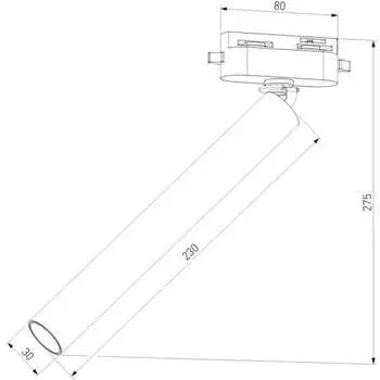 Трековый светильник Elektrostandard pika a065273