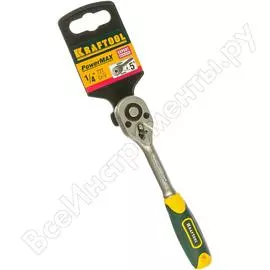 Трещотка для торцовых головок KRAFTOOL EXPERT 27791-1/4_z*02