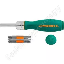 Трещоточная отверточная рукоятка Jonnesway