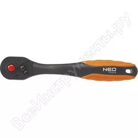 Изогнутый трещоточный ключ NEO Tools 08-511
