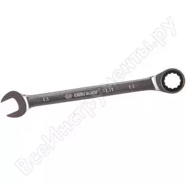 Трещоточный комбинированный ключ KING TONY 373113M