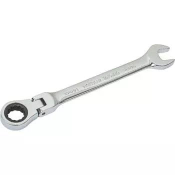 Трещоточный шарнирный комбинированный ключ Эврика ER-61014H