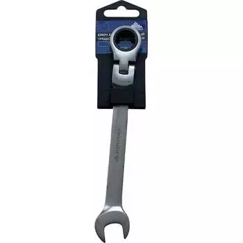 Трещоточный шарнирный комбинированный ключ vertextools 00017-27