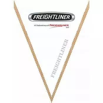 Треугольный вымпел freightliner фон белый skyway s05101020