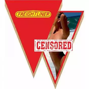 Треугольный автомобильный вымпел SKYWAY FREIGHTLINER с девушкой S05101018