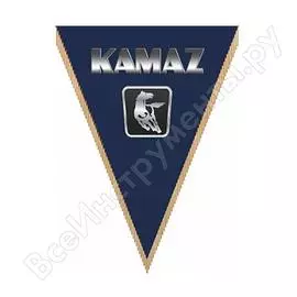 Треугольный вымпел kamaz фон синий skyway s05101040