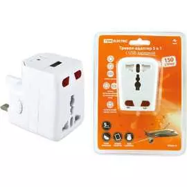 Тревел-адаптер TDM ELECTRIC SQ1806-0044
