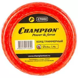 Триммерный корд Champion Twisted Square C7002