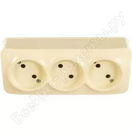 Трехместная розетка IONICH 1450