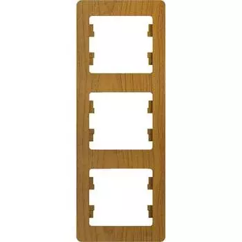 Тройная рамка Systeme Electric Glossa GSL000507