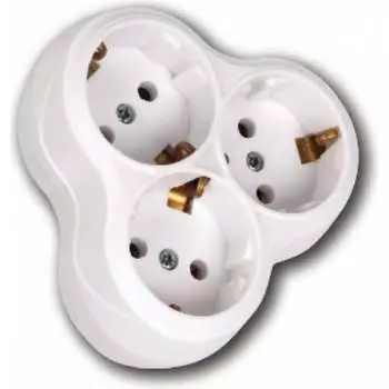 Тройная розетка HOROZ ELECTRIC 300-000-707 HRZ00001363