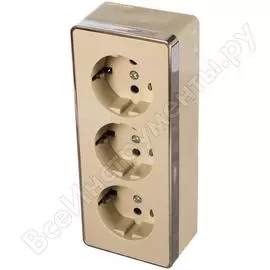 Тройная розетка WERKEL