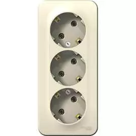 Тройная розетка Systeme Electric BLANCA BLNRA010312