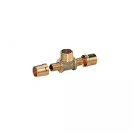 Тройник comap pexy max с наружной резьбой латунь 16x2.2-1/2-16x2.2 pgm4071