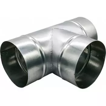 Тройник для круглых воздуховодов ООО Вентмаркет T200х125х200