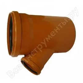 Тройник для наружной канализации polytron terra pp 200x110/45 pph70201145