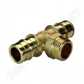 Тройник для pe-x giacomini латунь gx153 дн 16х1/2х16 нр gx153y033 040-0390