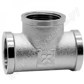 Тройник ivanci никелированный, внутренняя резьба 1/2" ivc.104130.n.03