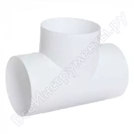Круглый пластмассовый тройник Эвент 125 ТП