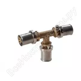 Тройник переходной giacomini мп латунь, пресс rm151, дн 26х26х20 rm151y089 127-5325