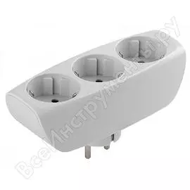 Тройник ЭРА SP-3e-W C0045529