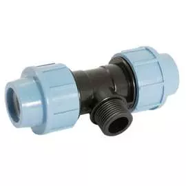 Тройник UNIPUMP с наружной резьбой 20 мм, 1/2" 74623