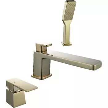 Тройной врезной смеситель для ванной DIADONNA