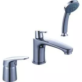 Тройной врезной смеситель для ванны DIADONNA