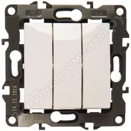 Тройной выключатель ЭРА 12-1107-01 Б0014669