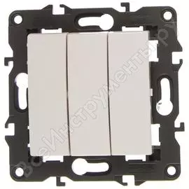 Тройной выключатель ЭРА 14-1107-01 Elegance Б0034249