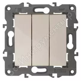 Тройной выключатель ЭРА 14-1107-02 Elegance Б0034250