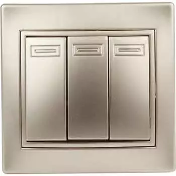 Тройной выключатель Intro Plano 1-106-04 Б0053793