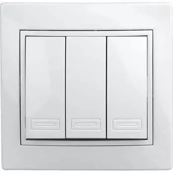 Тройной выключатель Intro 110601 10А250В Б0053788