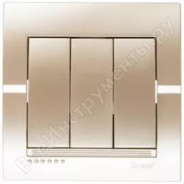 Тройной выключатель Lezard