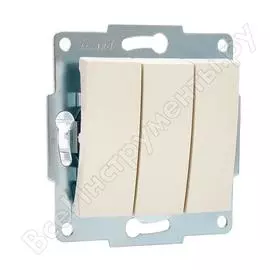 Тройной выключатель Lezard KARINA 707-0388-109