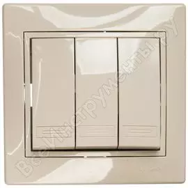 Тройной выключатель Lezard MIRA 701-0202-109