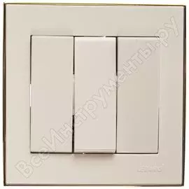 Тройной выключатель Lezard RAIN 703-0226-109