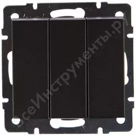 Тройной выключатель Lezard RAIN 703-4188-109