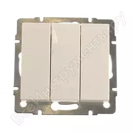Тройной выключатель Lezard RAIN 703-0388-109