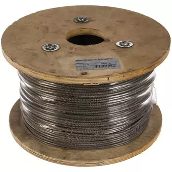 Трос ср.жестк. в оплетке pvc госкреп din 814593 а4 2/3мм 50 м бухта 10-0028080